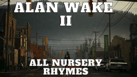 Alan Wake All Nursery Rhymes Locations Solutions Youtube