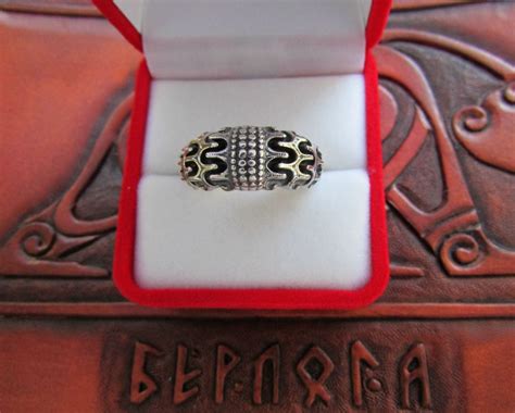 Odin's Ring Draupnir ring Sterling Silver by BerlogaWorkshop