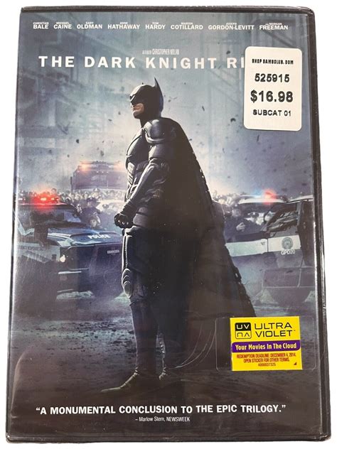 The Dark Knight Rises Dvd Ebay