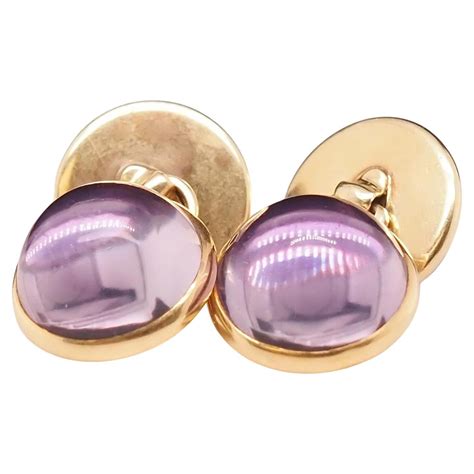 1890s 10 Carat Old Mine Cut Diamond Cufflinks In 14 Karat Yellow Gold