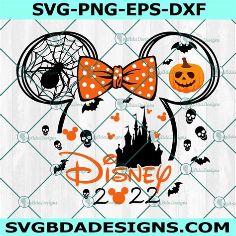 Halloween Disney Minnie 2022 SVG, Disney Halloween 2022 SVG