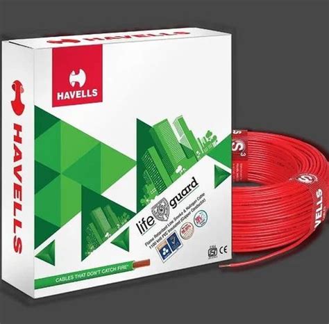 Havells Life Guard Flame Retardant Low Smoke Halogen Cable Size 2 5