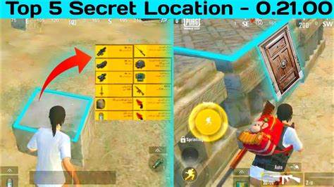 TOP 5 SECRET LOOT LOCATION IN PUBG LITE NEXT LEVEL TIP TRICKS YouTube