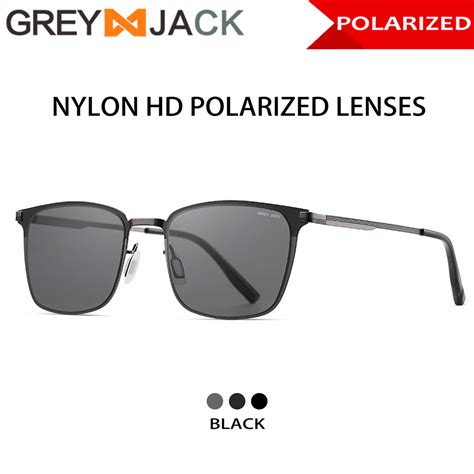 Jual Grey Jack Kacamata Hitam Fashion Sunglasses Polarized Anti Silau