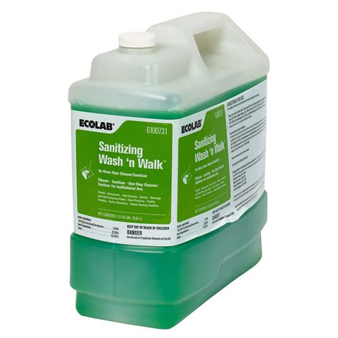 Ecolab® Sanitizing Wash N Walk Floor Cleaner 2 5 Gal Acorn Distributors