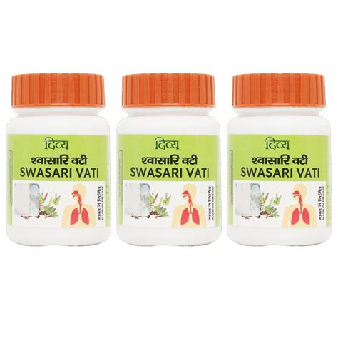 Buy Patanjali Divya Swasari Vati 80Tab By JV Pack Of 3 Online At