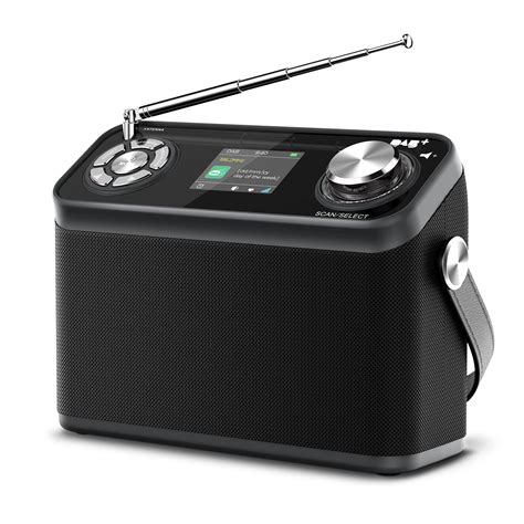 Buy Portable Dab Dab Radio With Bluetooth Fm Digital Radio Alarm Clock 2600mah Rechargeable