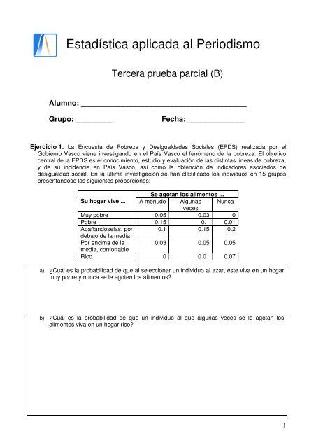 Ejemplo De Examen Escrito