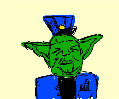 Yoda Police Officer - Drawception