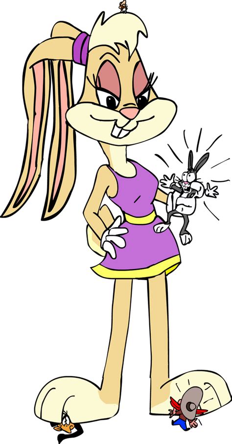 Lola Bunny takes over the show. by InchHighLilliputian on DeviantArt