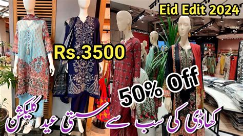 Khaadi New Eid Edit Sale 50 Off Suit Rs 3500 Only Khaadi Eid