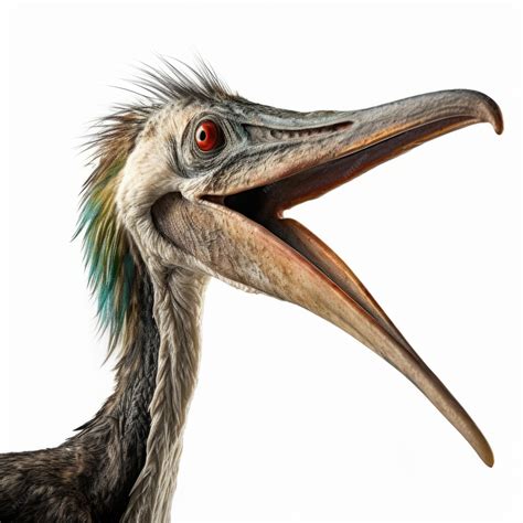 Premium Ai Image Angled View Close Up Of Quetzalcoatlus Looking At