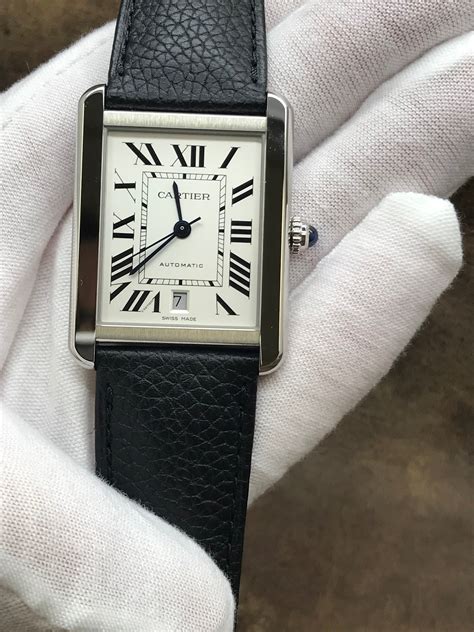 Cartier Tank Solo Xl Wsta0029 Silver Dial Automatic Men S Watch Signature Watches