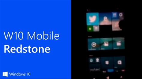 Windows 10 Mobile Redstone Build Leaks Start Menu Tile Grouping YouTube