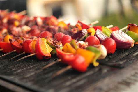 Brochettes De Tofu Et L Gumes La Sauce Teriyaki Un Classique