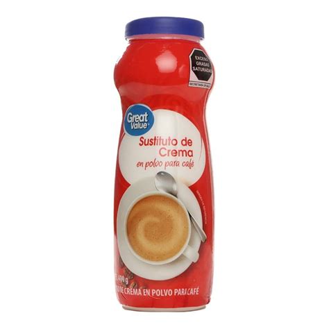 Sustituto De Crema Great Value En Polvo 400 G Walmart