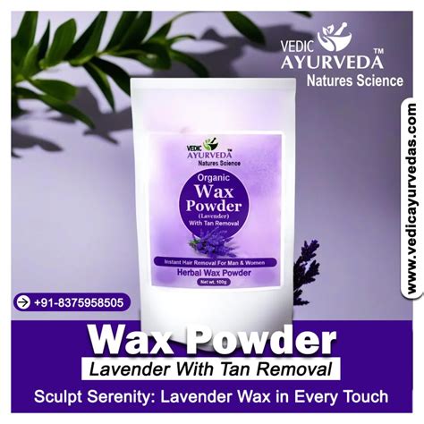 Lavender Herbal Bikini Wax Powder Unveil Smooth And Glowing Skin