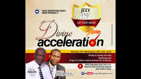 Let God Arise Divine Acceleration Monday Youtube