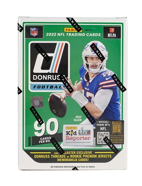 2022 Panini Donruss Football 6 Pack Blaster Box Da Card World