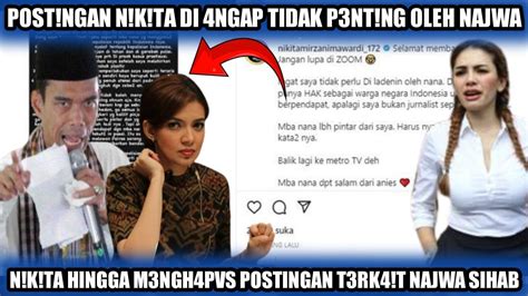 POST NGAN NIKITA MIRZANI T BA TIBA DIHAPUS K3R4S UAS SAMPAIKAN HAL