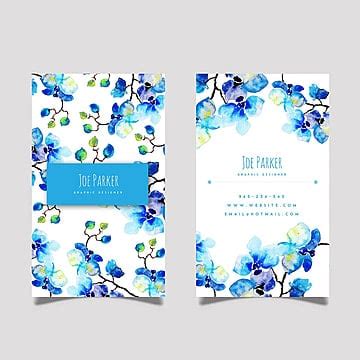 Floral Business Card Templates PSD Design For Free Download | Pngtree