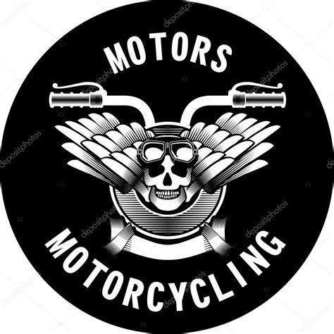 Emblema De Cinta De Motocicleta Vector De Stock Por Marrishuannna