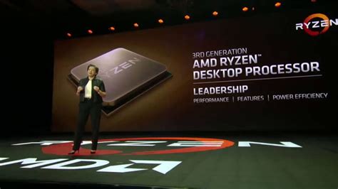 CES 2019 AMD évoque ses futurs Ryzen gravés en 7 nm