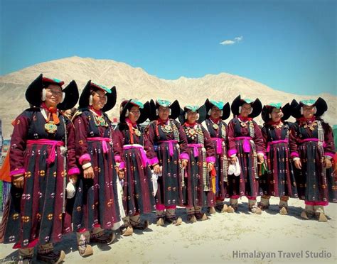 Exhibiting the cultural richness of the Himalayan regions. Women from ...