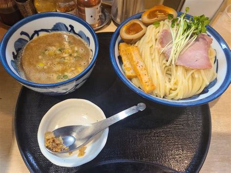 『鶏と魚介のつけ麺 味玉 特盛』つけ麺 たけもとのレビュー ラーメンデータベース