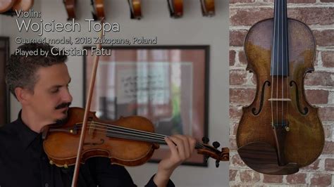 Sold Wojciech Topa Violin 2018 Poland Cristian Fatu At The Metzler Violin Shop Youtube