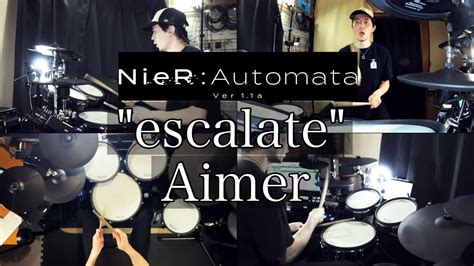 Drum Coverescalate Aimer NieR Automata Ver1 1aOpening Theme Song