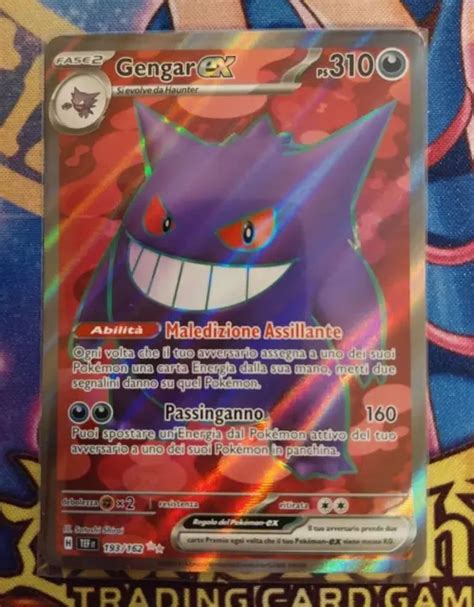 CARTA POKEMON GENGAR Ex Ultra Rare 193 162 Ita Near Mint EUR 20 00