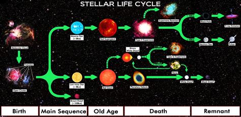 Evolutionary Stages Of Stars