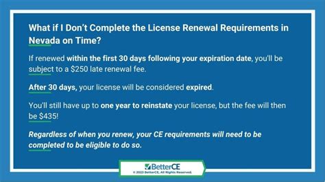 What Are My Nevada Insurance License Renewal Requirements Betterce