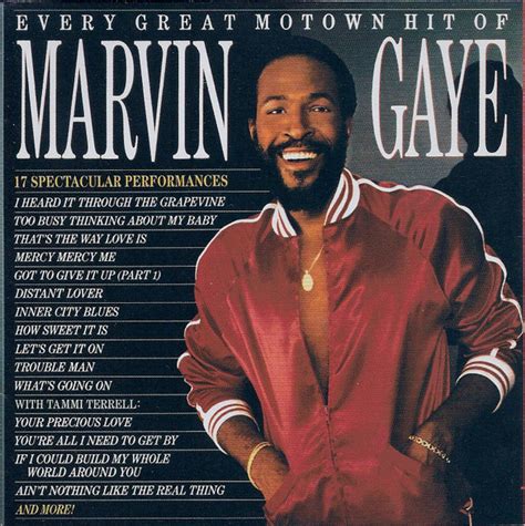 Marvin Gaye Every Great Motown Hit Of Marvin Gaye 2000 Cd Discogs