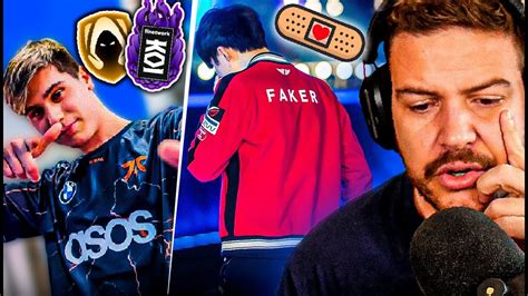 SITUACIÓN CRÍTICA PARA T1 FAKER SE LESIONA KOI FNATIC Y HERETICS