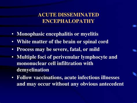 Ppt Demyelinating Diseases Powerpoint Presentation Free Download Id9559303