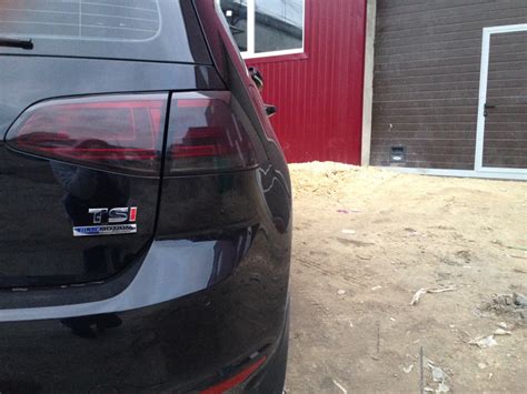тонировка задних фар — Volkswagen Golf Mk7, 1,4 л, 2013 года | стайлинг ...