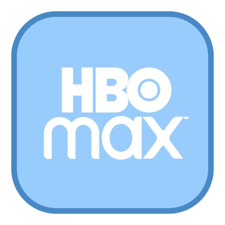 Hbo Max icon in Blue UI Style