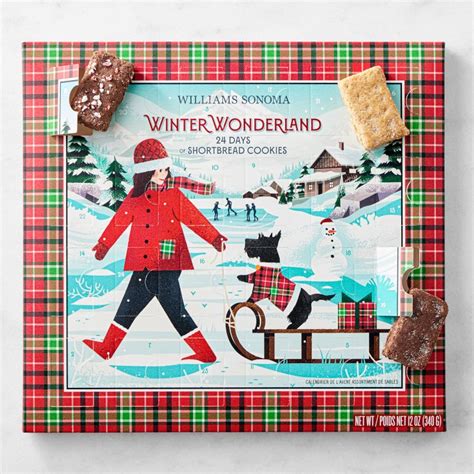 Williams Sonoma Shortbread Cookie Advent Calendar Williams Sonoma