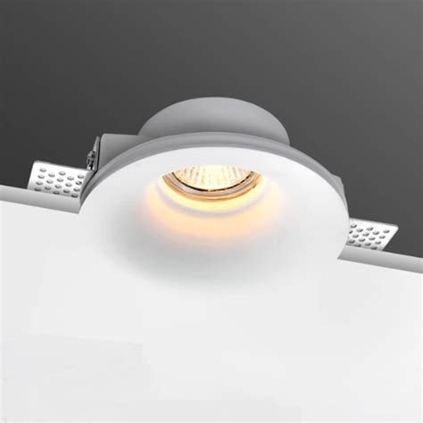 Gypsum Downlight Rimless Frameless Trimless GU10 Recessed Fitting