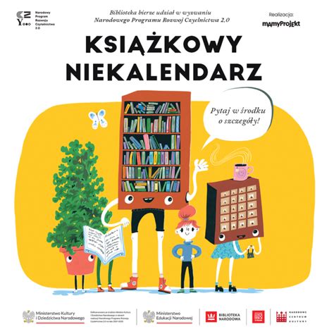 Książkowy NIEKALENDARZ na 2025 rok do pobrania Lustro Biblioteki