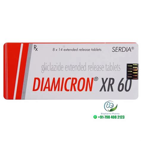 Diamicron Mr 60 Mg, Tablet at Rs 215/strip in Surat | ID: 26481316097