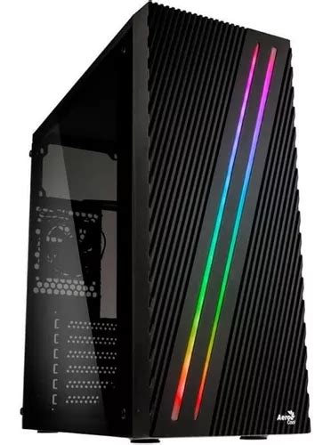 Gabinete Gamer Aerocool Streak Rgb Mid Tower Panel Acrílico en venta en