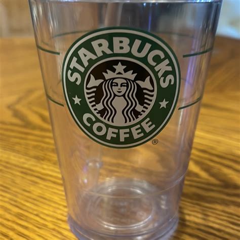 Starbucks Dining Starbucks Cold Cup Clear Grande Tumbler Traveler