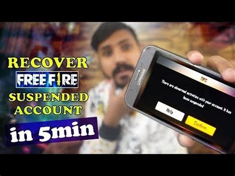 HOW TO UNSUSPEND FREE FIRE ACCOUNT USE ZR97 CONFIG YouTube