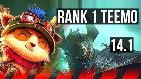 Teemo Vs Mordekaiser Top Rank 1 Teemo Comeback 300 Games 9411