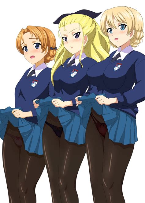 Darjeeling Orange Pekoe And Assam Girls Und Panzer Drawn By