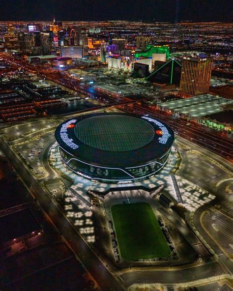 Bird S Eye View Of Allegiant Stadium Fotograf A De F Tbol Estadio De