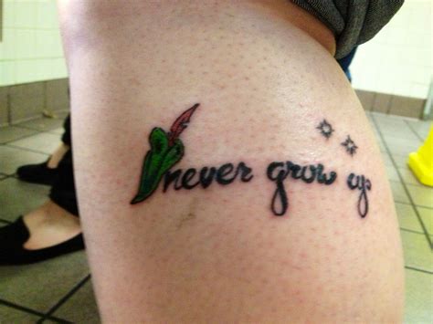 Never Grow Up Tattoo Printable Computer Tools